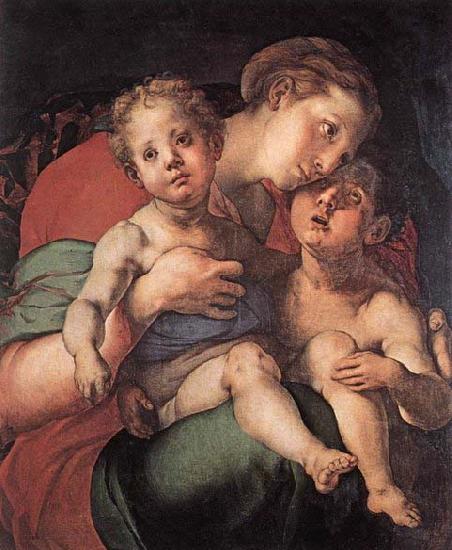 Jacopo Pontormo Madonna and Child with the Young St John oil painting picture